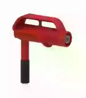 MpG6.6-IEC Right Angle Magnetic Adapter - 6.6mm Dia